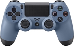 PS4 Official Dual Shock 4 Grey Blue Controller (V1) - CeX